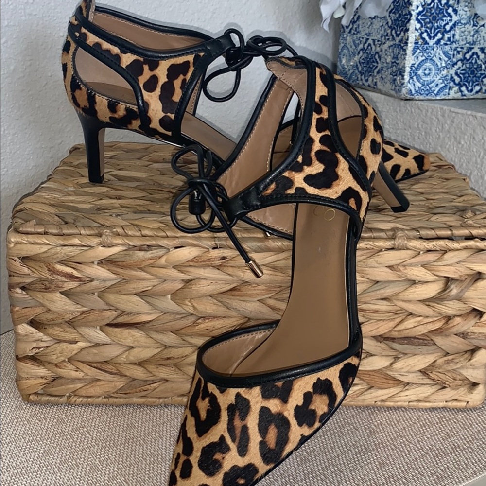 Franco Sarto Leopard Print Heels